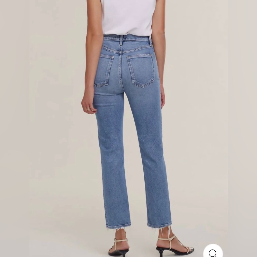 NWT Agolde Wilder mid-rise comfort organic straight leg jean